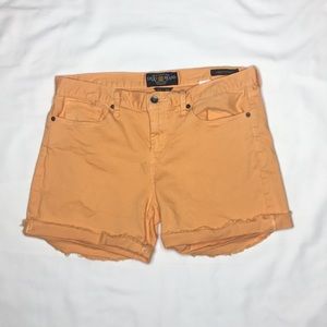 Lucky Brand Cuffed Orange Abbey Short